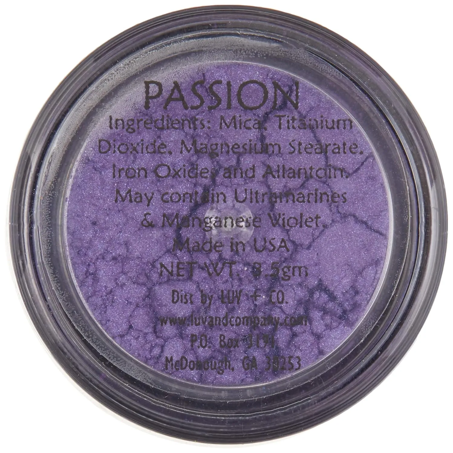 | Eyeshadow Mineral Pigments (Loose) - 3 g | Gluten-Free, Talc-Free & Paraben-Free | Eggplant Purple | Passion
