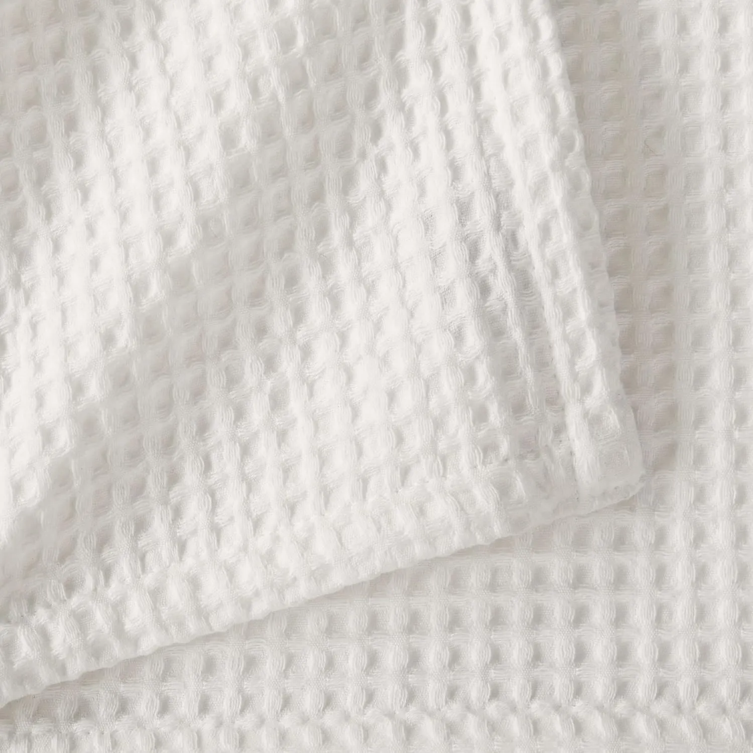 100% Cotton Waffle Weave Queen Bed Blanket | Soft, Breathable, and Lightweight Blanket for All-Seasons | Perfect for Layering | Brielle Collection (Full/Queen, Ivory)