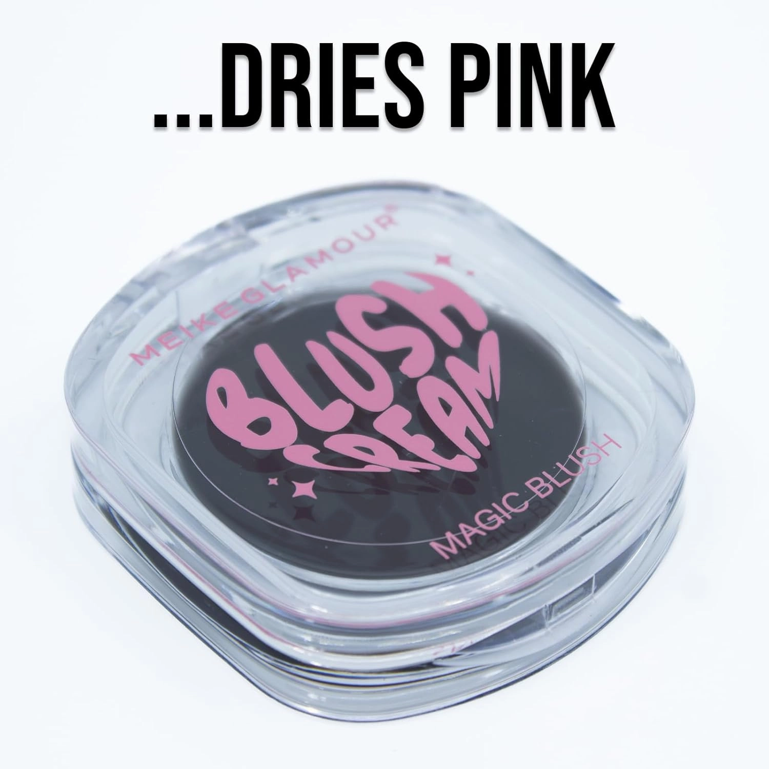 120 Glam Lux Black Magic Color Changing Blush Magical Multifunctional Eyes, Cheeks, Lips Natural Clean Girl Aesthetic No Makeup Look Weightless Buildable Dewy Easy Application (Black, 24pc Display)