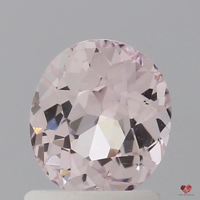 1.44cts Oval Light Peach Blush Champagne Sapphire