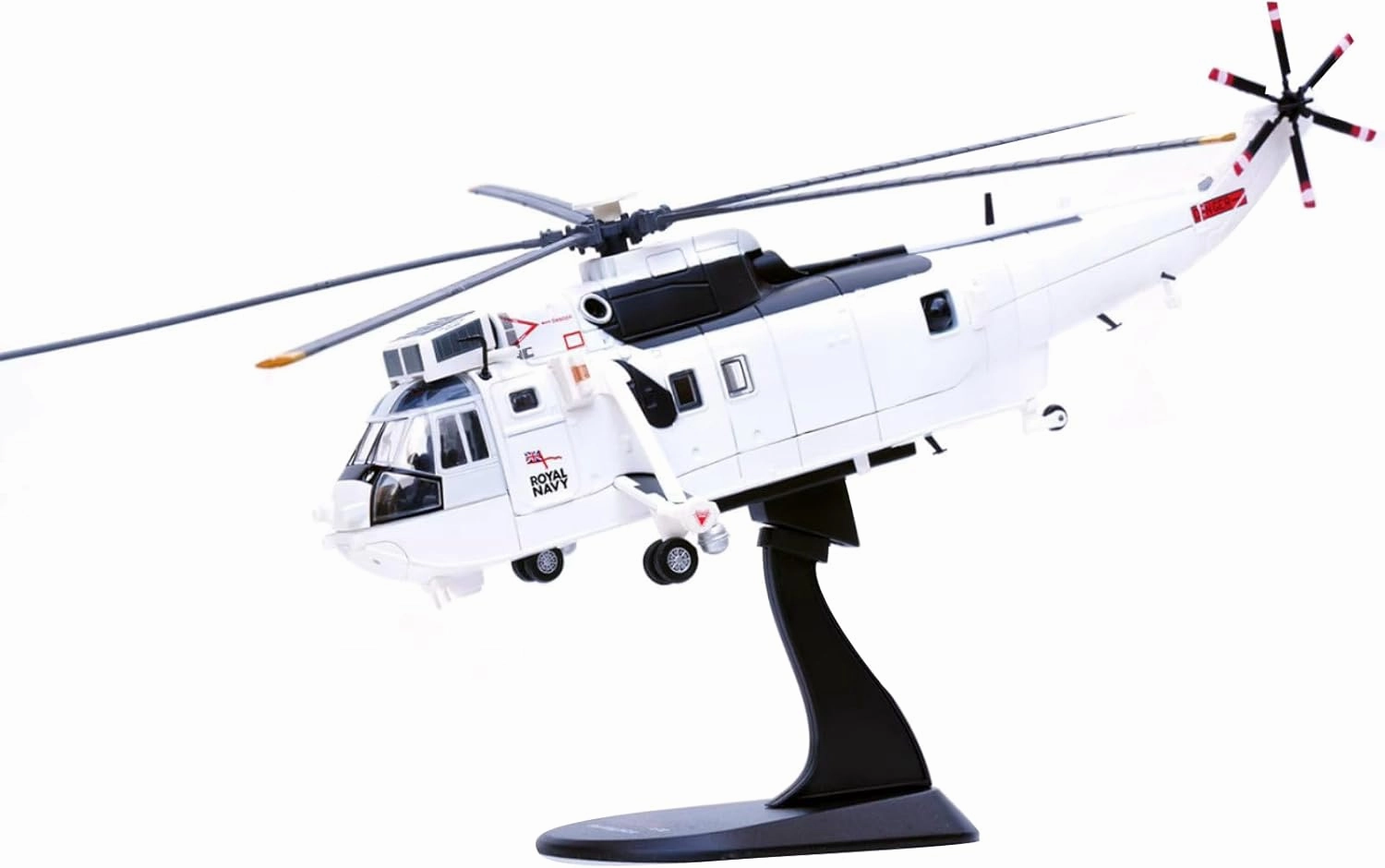 1/72 UK Sea King HC.4 UN Peace-Keeping Force Helicopter Model Alloy High-Simulated Airplane Souvenir for Home Decoration
