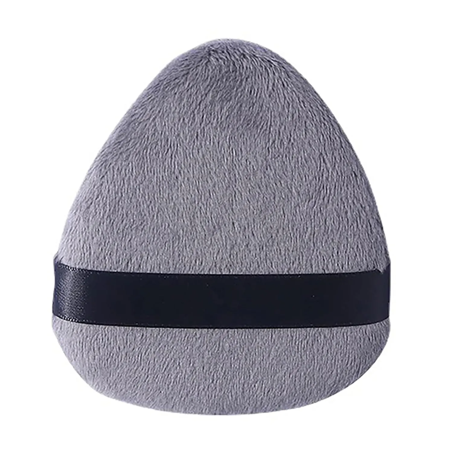 1Pc Large Drop Shape Velvet Powder Cosmetic Puff Women Soft Makeup Sponge Foundation Cream Beauty Make Up Powder Tools (Color : Gray)