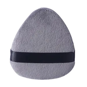 1Pc Large Drop Shape Velvet Powder Cosmetic Puff Women Soft Makeup Sponge Foundation Cream Beauty Make Up Powder Tools (Color : Gray)