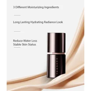 1PC TAASHEE Soft Long Lasting Foundation Liquid Foundation, Taashee Foundation High Coverage Moisturizing Light Weight Liquid Foundation Cream For All Skin Types (105#, 30g)