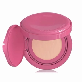 1PC PL Creamy Velvet Cushion Foundation, Concealing Air Cushion Foundation With Refill Cushion, Create Flawless Makeup Foundation For Dry & Dry Combination Skin (#01, With Refill)