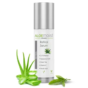 2.5% Retinol Serum for Face   Hyaluronic Acid, Aloe Vera, Vitamin E Oil, Jojoba Oil, Vitamin C Serum – Face Toner, Pore Minimizer, Acne Treatment, Reduces Wrinkles Fine Lines, Age Spots .5oz