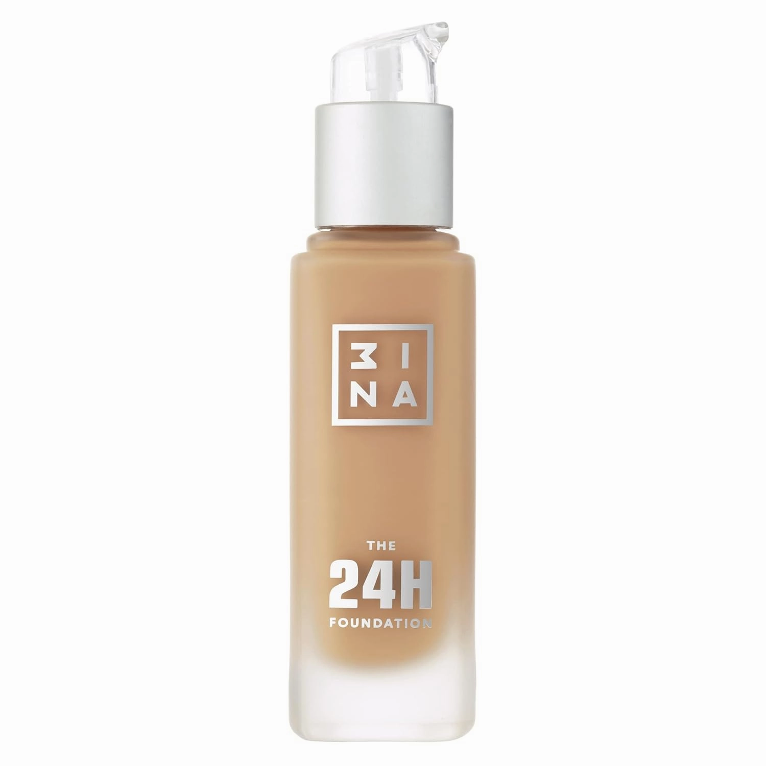 3INA The 24H Foundation 645-24H Long-Wearing Formula - Medium To High Buildable Coverage - Smooth Matte Finish - Expanded Shade Selection - Waterproof, Cruelty Free, Vegan Makeup - 1.01 Oz