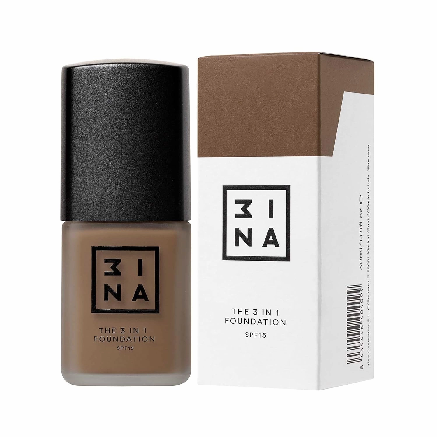 3INA The 3-In-1 Foundation 216 - Vegan Formula - Combination Of Primer, Concealer And Foundation - Medium Coverage - Natural Finish - Perfect For Covering Lines And Blemishes - Long Lasting - 1.01 Oz