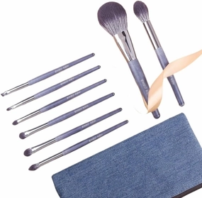 8 Piece Makeup Brush Set Super Soft Full Set of Brush Portable Eye Shadow Brush
