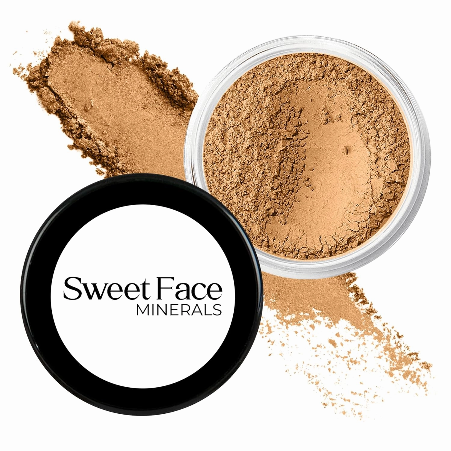 (Deep Tan) (30gm Jar) Matte Mineral Makeup Loose Powder Foundation – Full Coverage, Natural Finish, Noncomedogenic, SPF 30