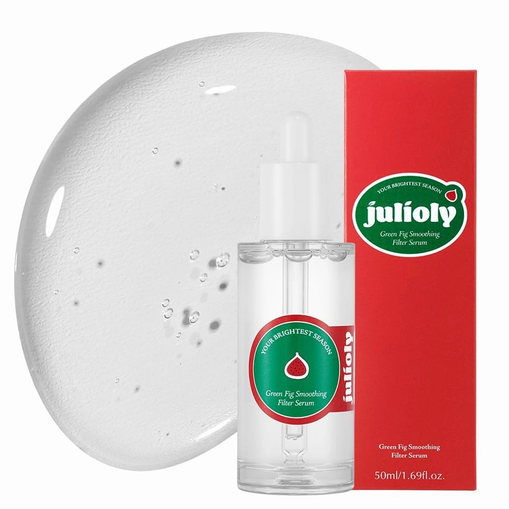 [julioly] Green Fig Priming Filter Serum l 21% Galactomyces Niacinamide Hyaluronic Acid l Textured Smooth & Brighten Skin l Moisturizing l Dermatologist Tested for Acne & Sensitive Skin1.69 fl.oz.