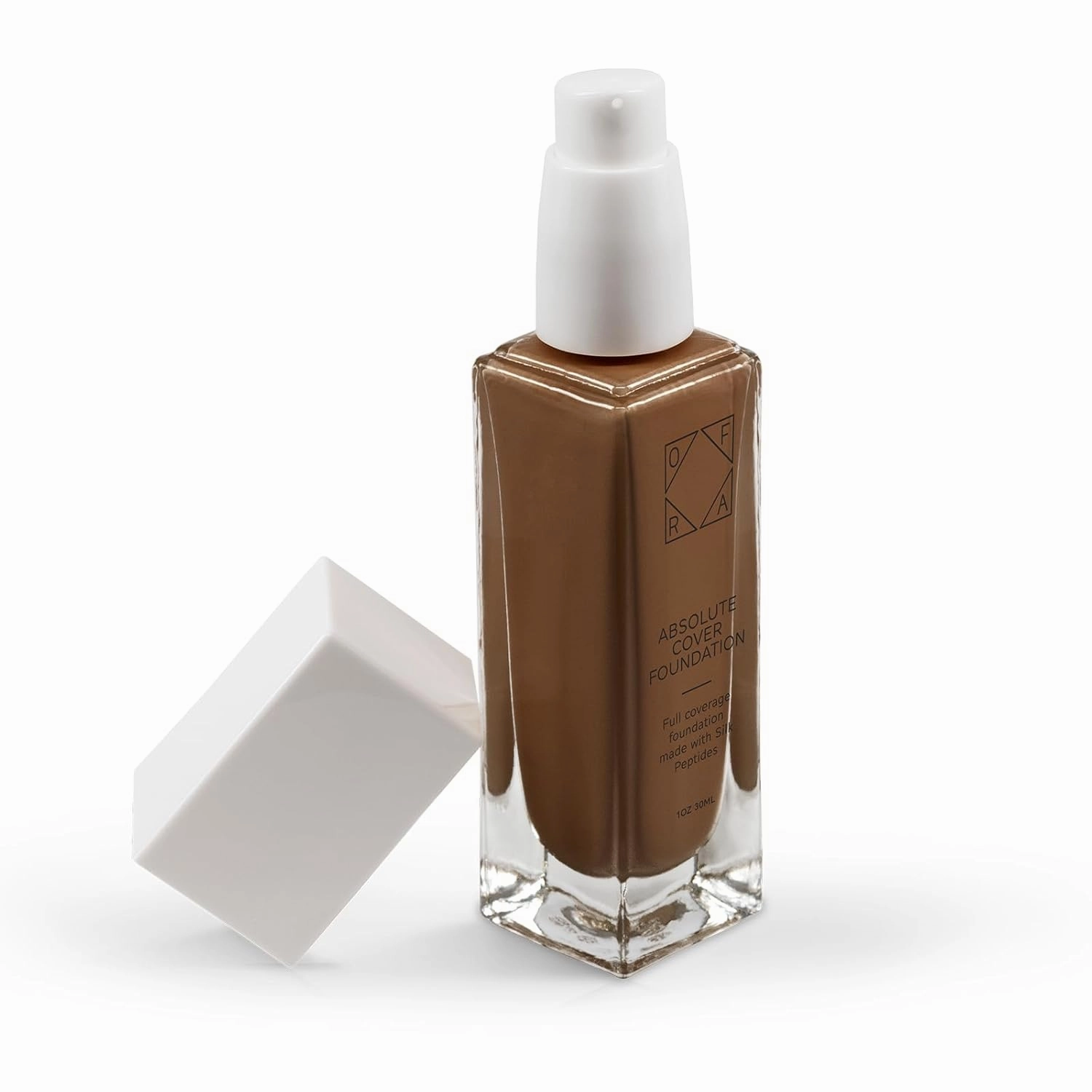 Absolute Cover Foundation #10 | Liquid Medium Coverage Foundation with Natural FInish | Oil-Free Face Makeup | Deep Shade with Neutral Undertone | 1oz/30ml