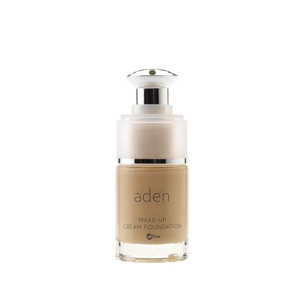aden Cream Foundation – 15ml – Oil Free & Hypoallergenic – Long lasting & Anti-Wrinkle – Light Coverage Foundation – Made in Italy (01 Nude)