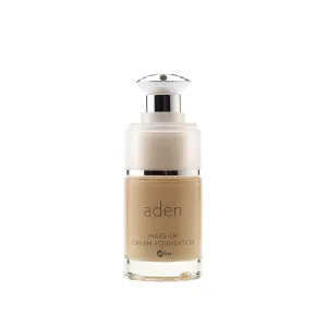 aden Cream Foundation – 15ml – Oil Free & Hypoallergenic – Long lasting & Anti-Wrinkle – Light Coverage Foundation – Made in Italy (01 Nude)