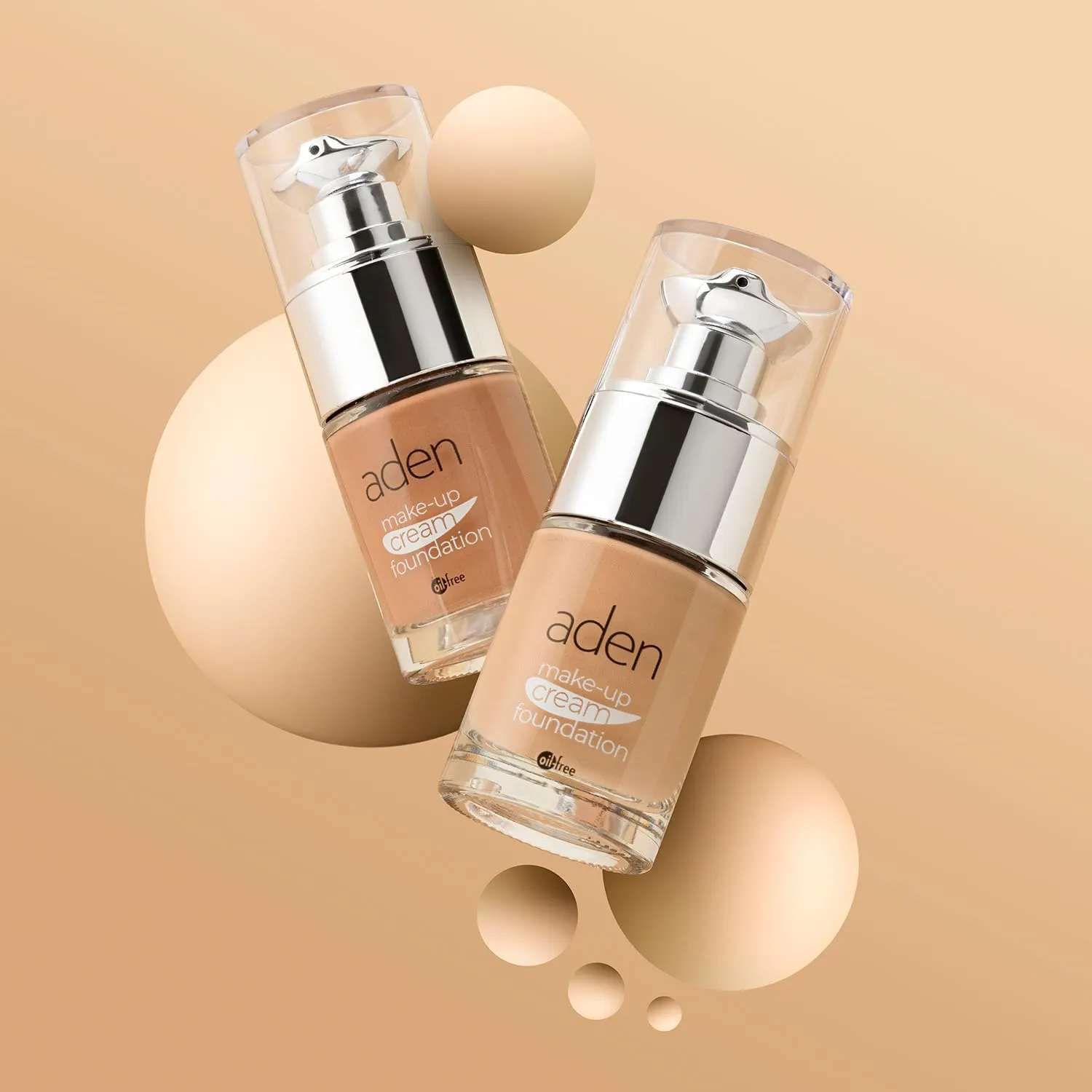 aden Cream Foundation – 15ml – Oil Free & Hypoallergenic – Long lasting & Anti-Wrinkle – Light Coverage Foundation – Made in Italy (03 Terra Cotta)