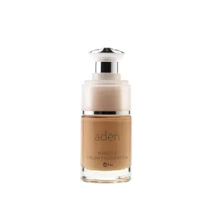 aden Cream Foundation – 15ml – Oil Free & Hypoallergenic – Long lasting & Anti-Wrinkle – Light Coverage Foundation – Made in Italy (05 Fudge)