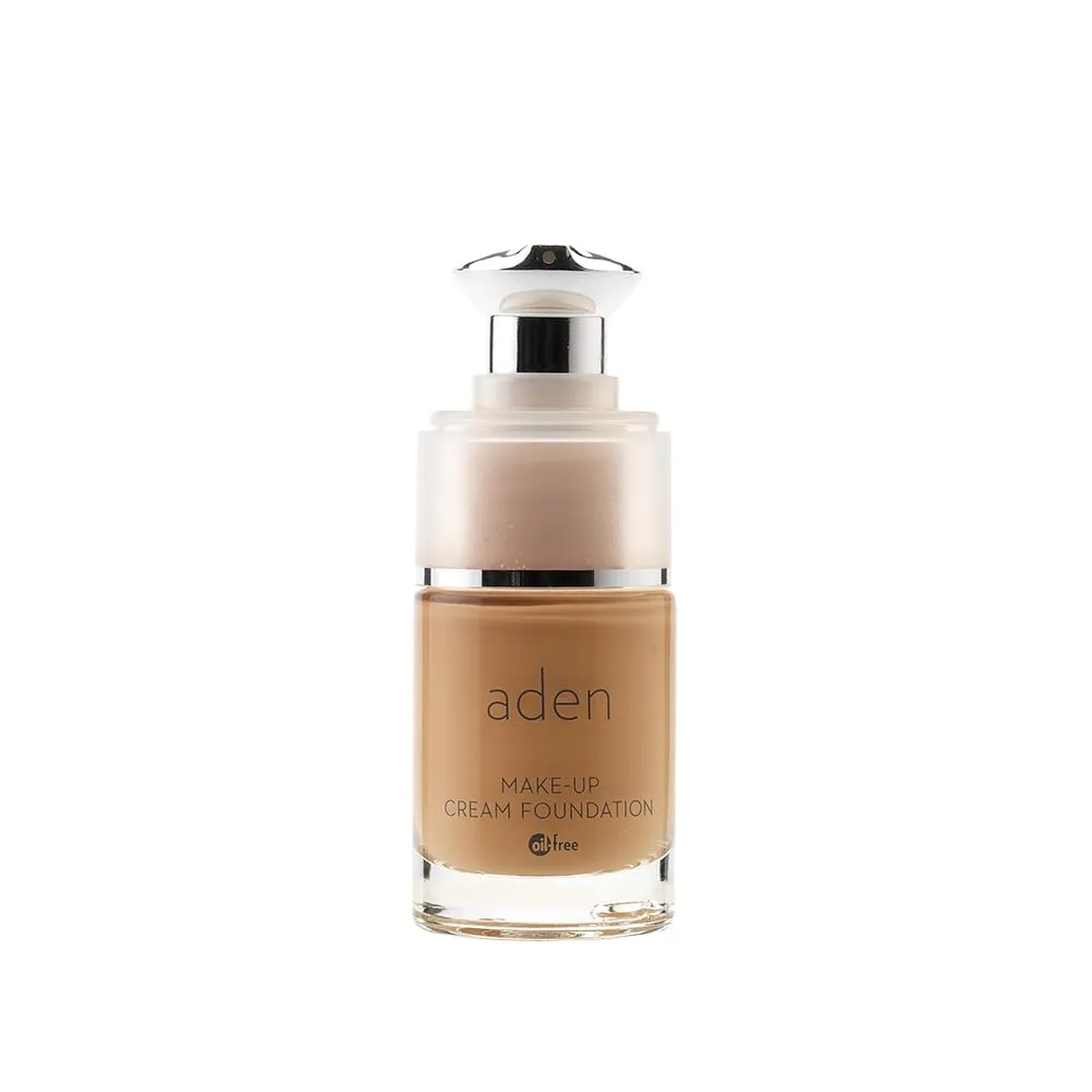 aden Cream Foundation – 15ml – Oil Free & Hypoallergenic – Long lasting & Anti-Wrinkle – Light Coverage Foundation – Made in Italy (05 Fudge)