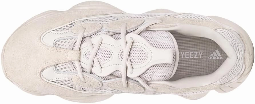 adidas Mens Yeezy 500 Lace Up Sneakers Shoes Casual - Beige