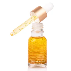 AMC Essentials 24K Rose Gold Beauty Oil for Uneven Skin Tone, Dullness & Finelines|Anti-Aging,Lightweight,Makeup Face Primer|Made with 24k Gold Flakes, Rosehip Oil & Vitamin C & E -15ml