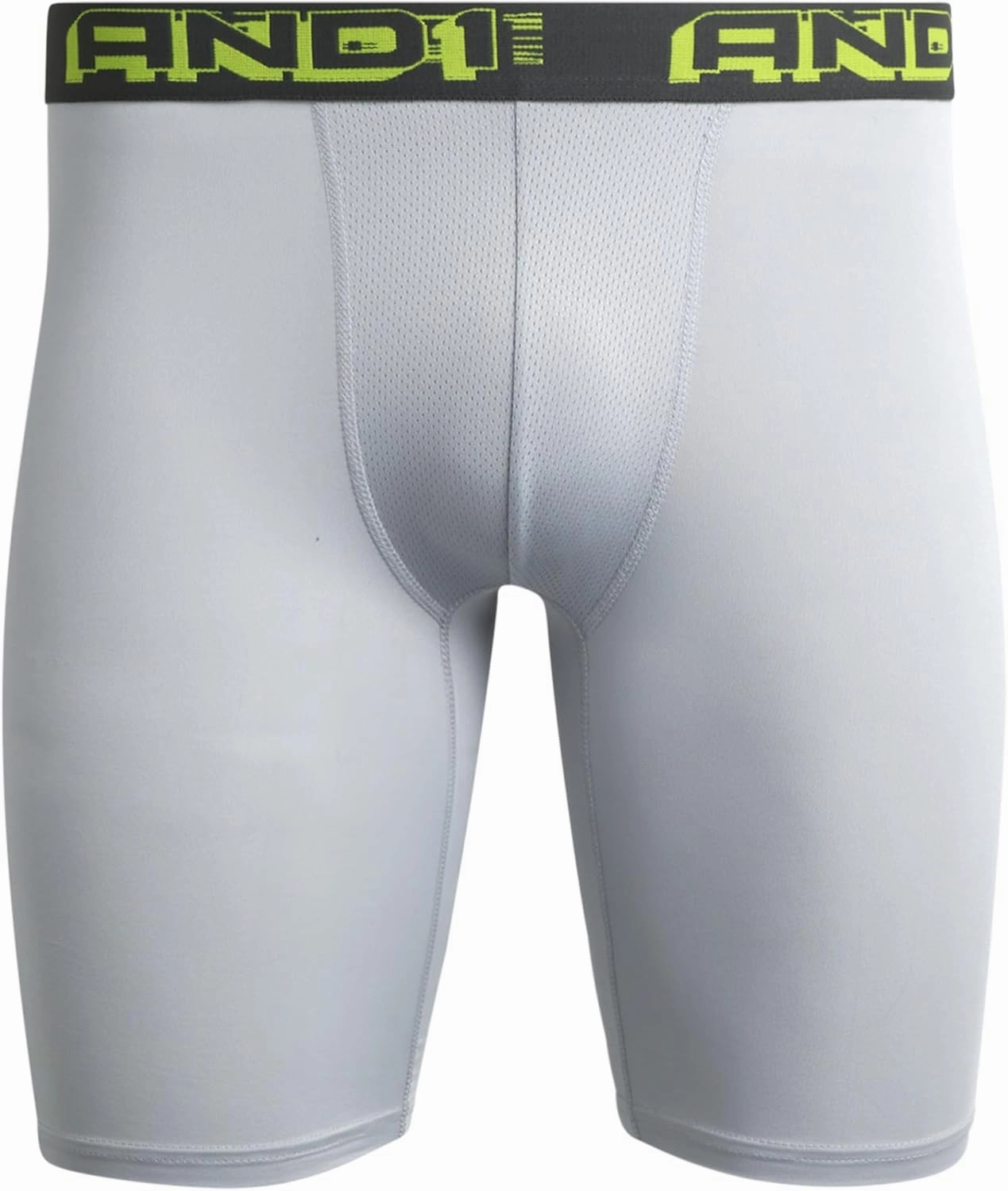 AND1 Mens Boxer Briefs - 5 Pack Performance Stretch Mens Underwear Long Leg Boxers for Men with Contour Pouch (Sizes: S-3XL)
