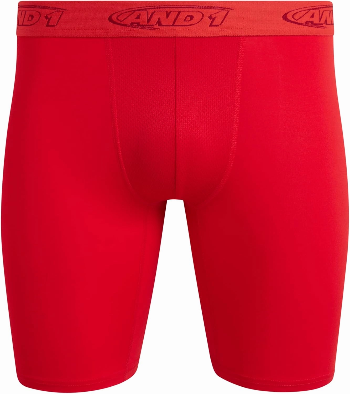 AND1 Mens Boxer Briefs - 5 Pack Performance Stretch Mens Underwear Long Leg Boxers for Men with Contour Pouch (Sizes: S-3XL)