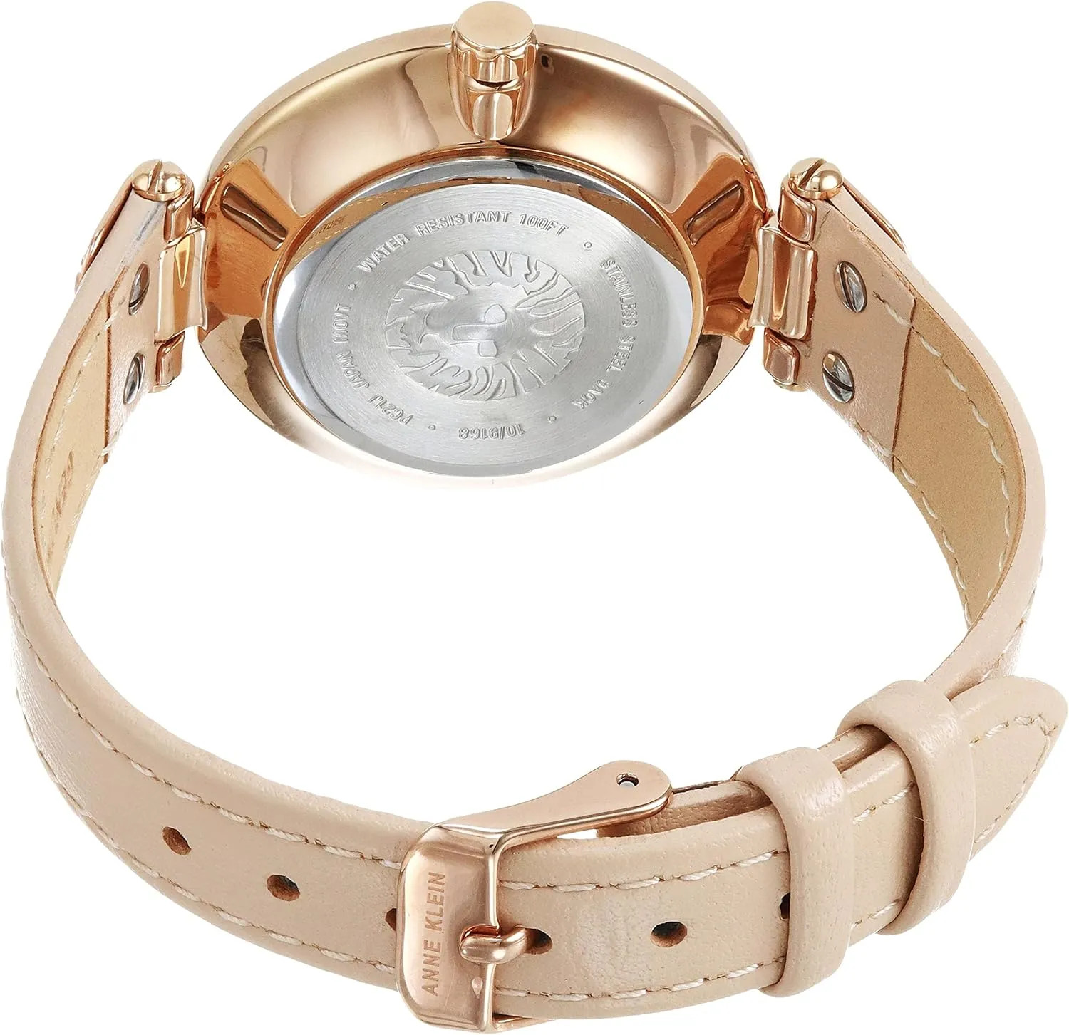 Anne Klein Women's Leather Strap Watch
