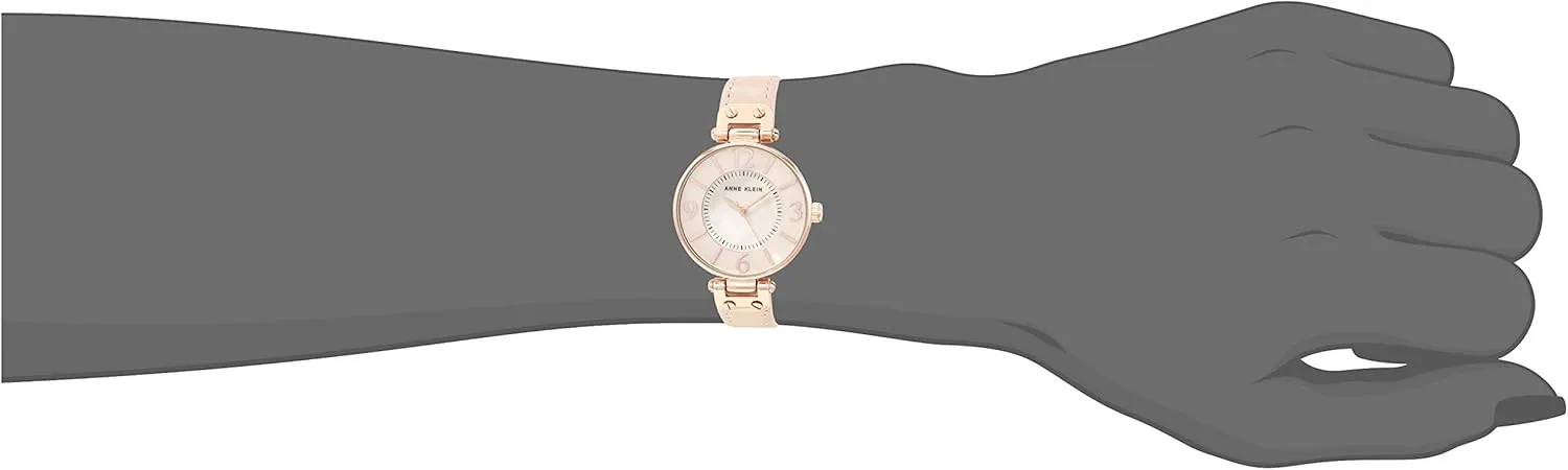 Anne Klein Women's Leather Strap Watch