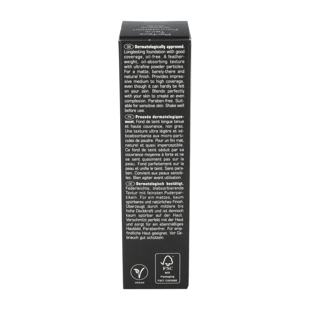 ARTDECO Perfect Teint Foundation - Soft Vanilla N°12 - Lightweight Liquid Formula - Medium to Full Coverage - Without Mask-Like Effect - Conceals Imperfections - Vegan Makeup - Hyaluron - 0.67 Fl Oz
