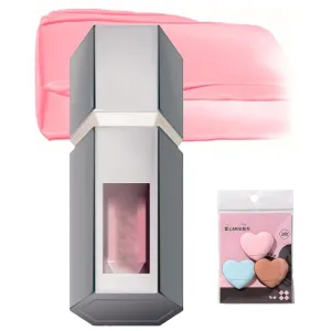 Aztk Jelly Color Liquid Blush Jc04, Mushroom Head Blusher, 2025 New 2 In 1 Contour Beauty Wand Blushs Waterproof Liquid Blush, All-day Highlight Contour with Cushion Applicator(JC01 Sakura Jelly)