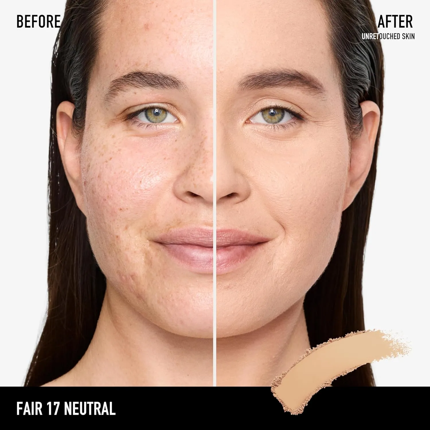 bareMinerals Barepro Skin-Perfecting Powder Foundation, Matte Pressed Powder Foundation Full Coverage with Plant-Based Squalene, Oil Control, Vegan