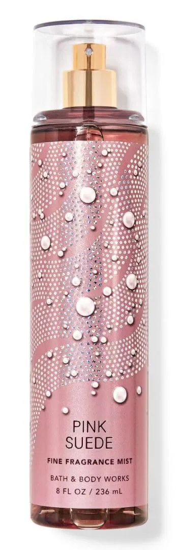 Bath Body Pink Suede Fine Fragrance Body Spray Mist | 8 fl oz