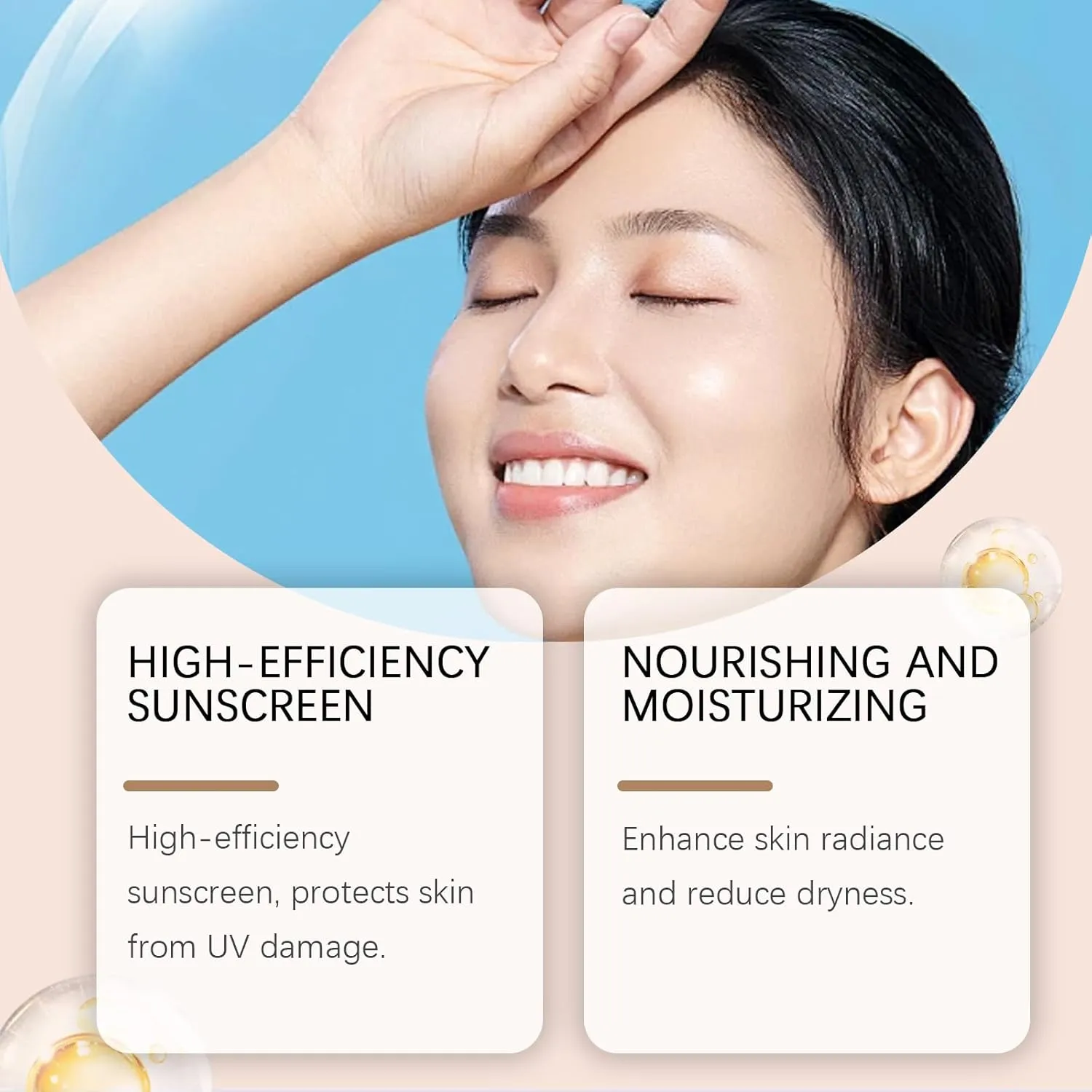 BB Moisturizer Spf 30 - Brightens, Hydrates & Smooths Your Skin, BB Blur Tinted Moisturizer Spf 30, BB Tinted Care Primer with Brush, Full Coverage Concealer Liquid Makeup (Ivory)