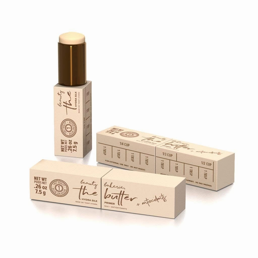 Beauty Bakerie The Butter HydraSilk Face Primer with Antioxidants, Primer for Extended Wear Pore Minimizer for Face Makeup, Smooth Poreless Finish for Face Cosmetics, Ideal Base Before Make Up, 7.5g