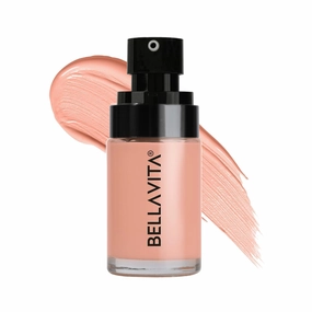 BELLA.VITA Hydmatte FX - Airbrush Liquid Foundation with SPF 50 and PA      for Radiant Finish Creaseless, Smooth Finish | Soft Ivory | 30 ML