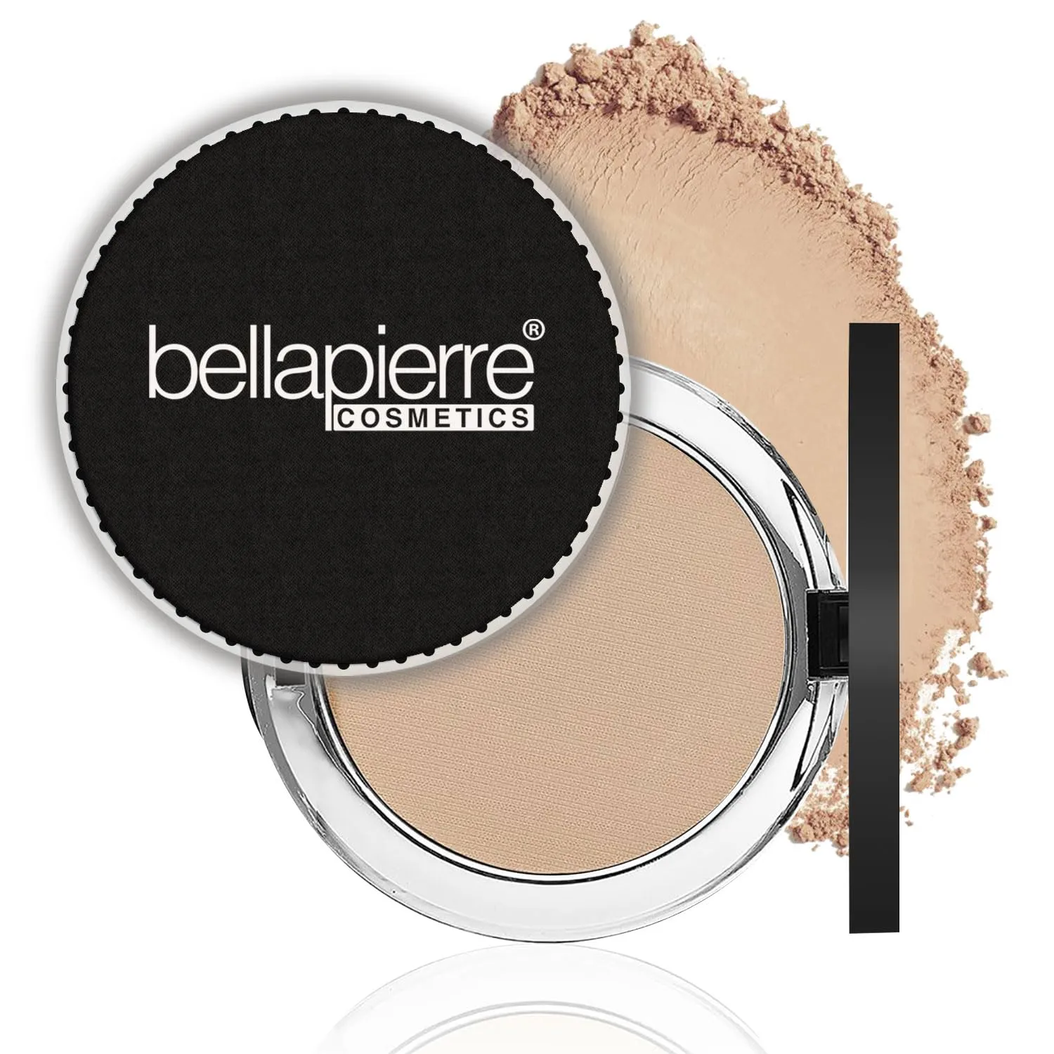 bellapierre Compact Mineral Foundation SPF 15 | Vegan & Cruelty Free Natural Makeup | Full Coverage Matte Foundation | Hypoallergenic | Oil & Talc Free - 0.35 Oz - Cinnamon