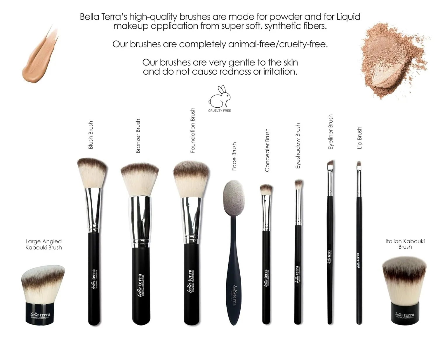 Bellaterra Cosmetics Powder Foundation | Long-Lasting All-Day Wear | Buildable Sheer to Full Coverage – Matte | Sensitive Skin Approved | Natural SPF 15 (Chestnut) 9 grams