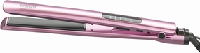 Bellezza SleekBeauty 1” Digital Flat Iron - Ultra-Slim Design - Precise LED Heat Settings to 450°F - Ceramic Plates - Hair Straightener (Blush Pink)