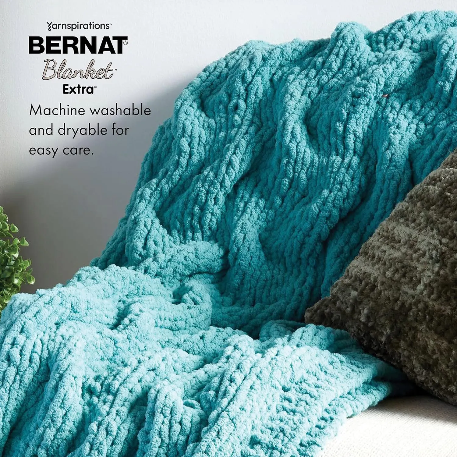 Bernat Blanket Extra Blush Pink Yarn - 2 Pack of 300g/10.5oz - Polyester - 7 Jumbo - 97 Yards - Knitting/Crochet