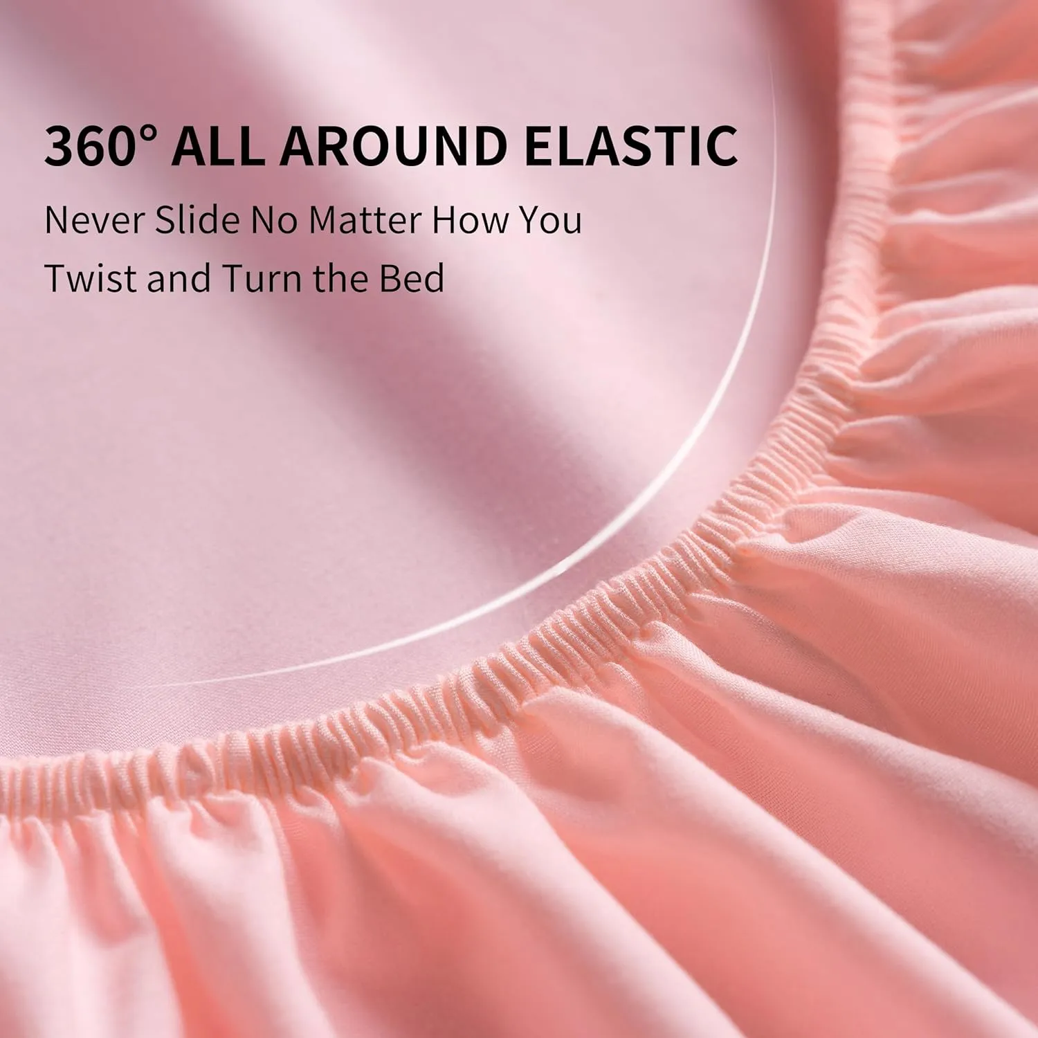 Best Season 3 Piece Bed Sheet Set (Twin,Blush Pink) 1 Flat Sheet,1 Fitted Sheet and 1 Pillow Cases,100% Brushed Microfiber 1800 Luxury Bedding,Deep Pockets,Extra Soft & Fade Resistant