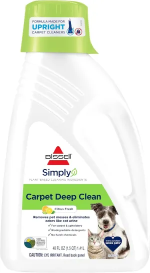 BISSELL Simply Upright Carpet Cleaner Formula, 48 Fl Oz
