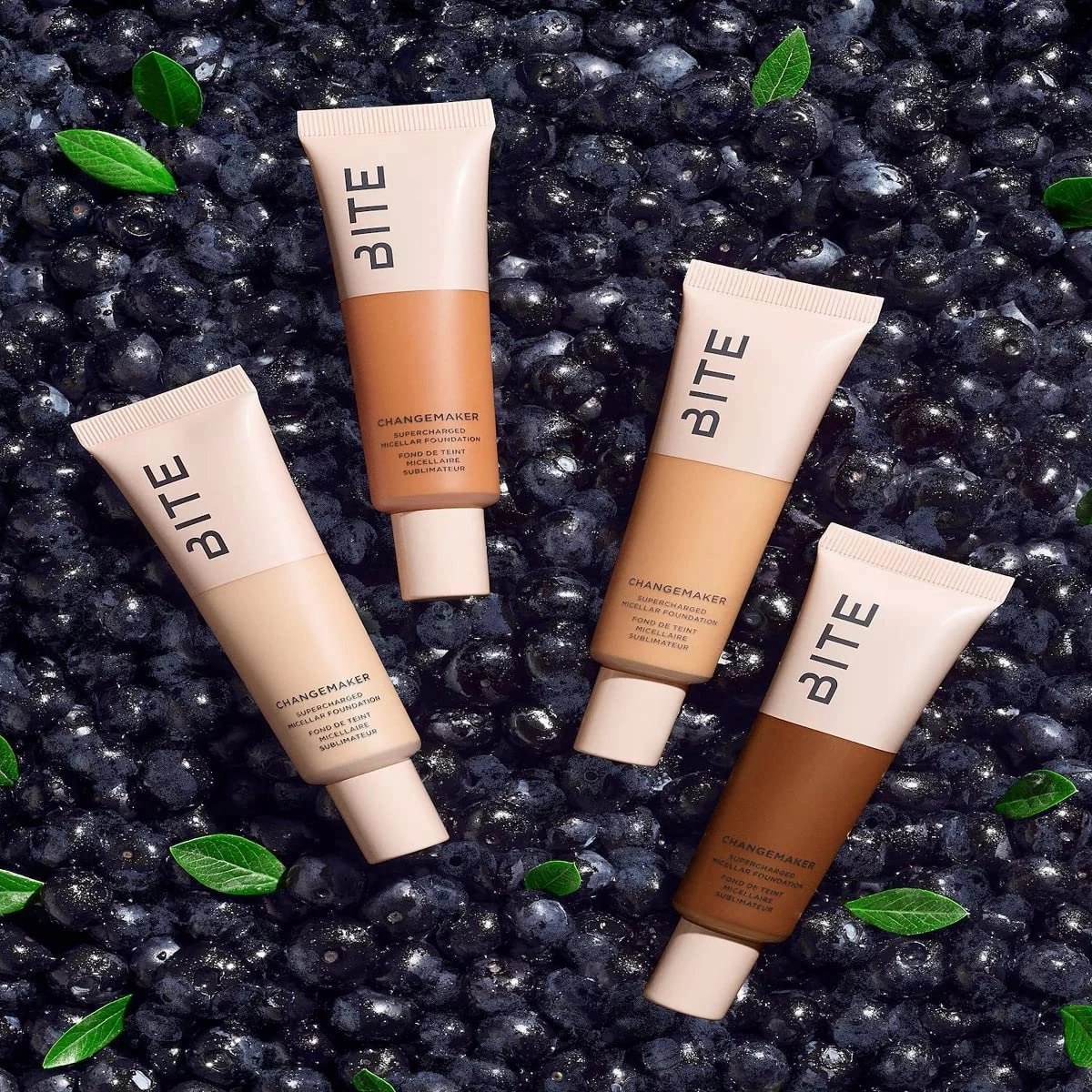 Bite Beauty Changermaker-Supercharged Micellar Foundation shade M65 (30ml/1oz), 1 Ounce