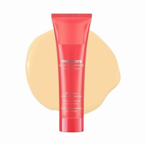 BK Natural Makeup Acne Prone All Day Liquid Full Coverage Foundation (Seashell, 30Ml, Natural Finish), Pack Of 1, Nude