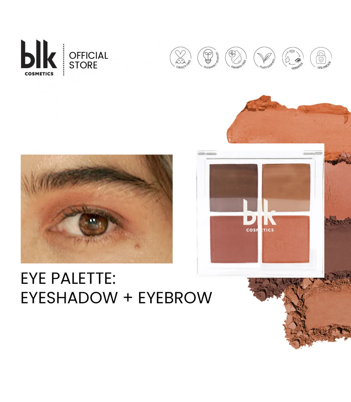 BLK Day Dream Eye Palette: Eyeshadow   Eyebrow - CLAY