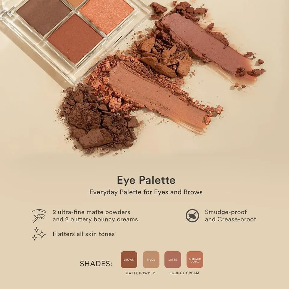 BLK Day Dream Eye Palette: Eyeshadow   Eyebrow - CLAY