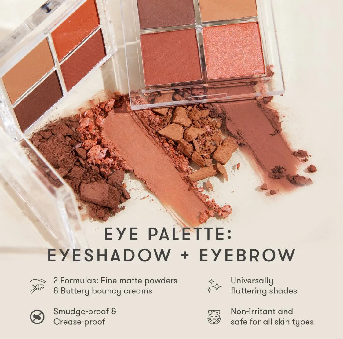 BLK Day Dream Eye Palette: Eyeshadow   Eyebrow - CLAY