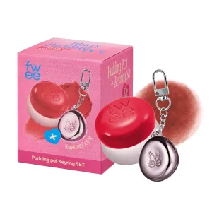 Blurry Pudding Pot   Keychain SET | Airbrushed Blush & Lip, Buildable Pigment, Long-lasting, Lightweight, Easy to Blend, Natural Soft Matte Finish Makeup – Fav (Tanned Brown) | 0.17 oz