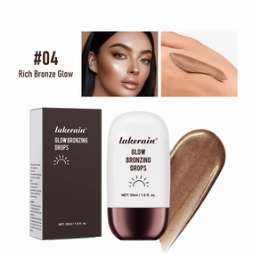 Bronze Lumière Drops - Skin-Illuminating Liquid Highlighter for Sculpted Radiance (#4)
