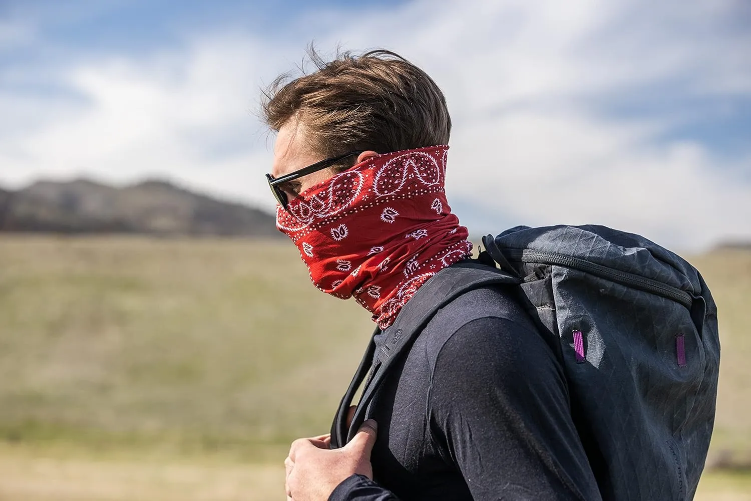 BUFF CoolNet UV Neck Gaiter, UPF 50 Sun Protection, Breathable, Versatile, Quick Dry Face Mask, Multi-Colored, Adult Size