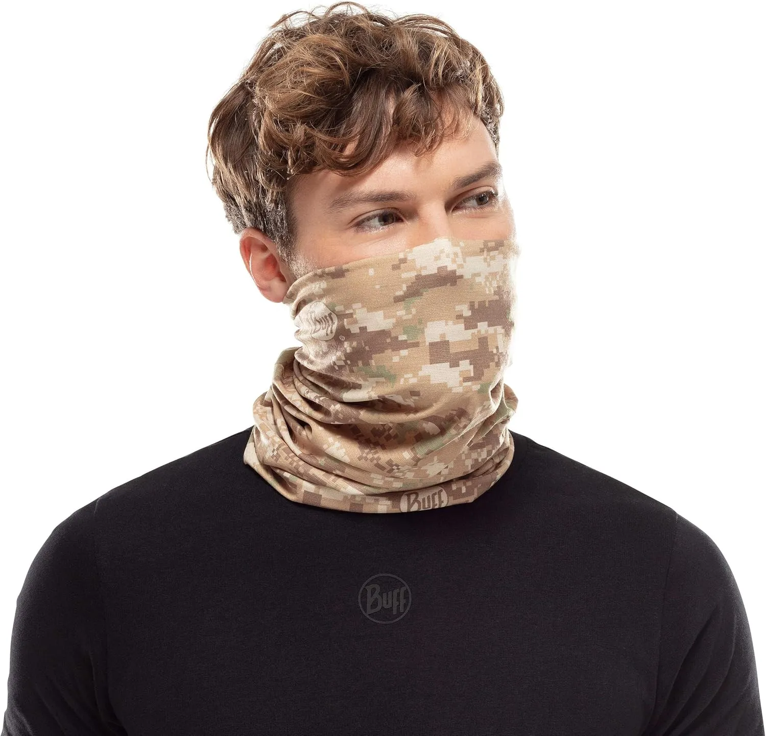 BUFF CoolNet UV Neck Gaiter, UPF 50 Sun Protection, Breathable, Versatile, Quick Dry Face Mask, Multi-Colored, Adult Size