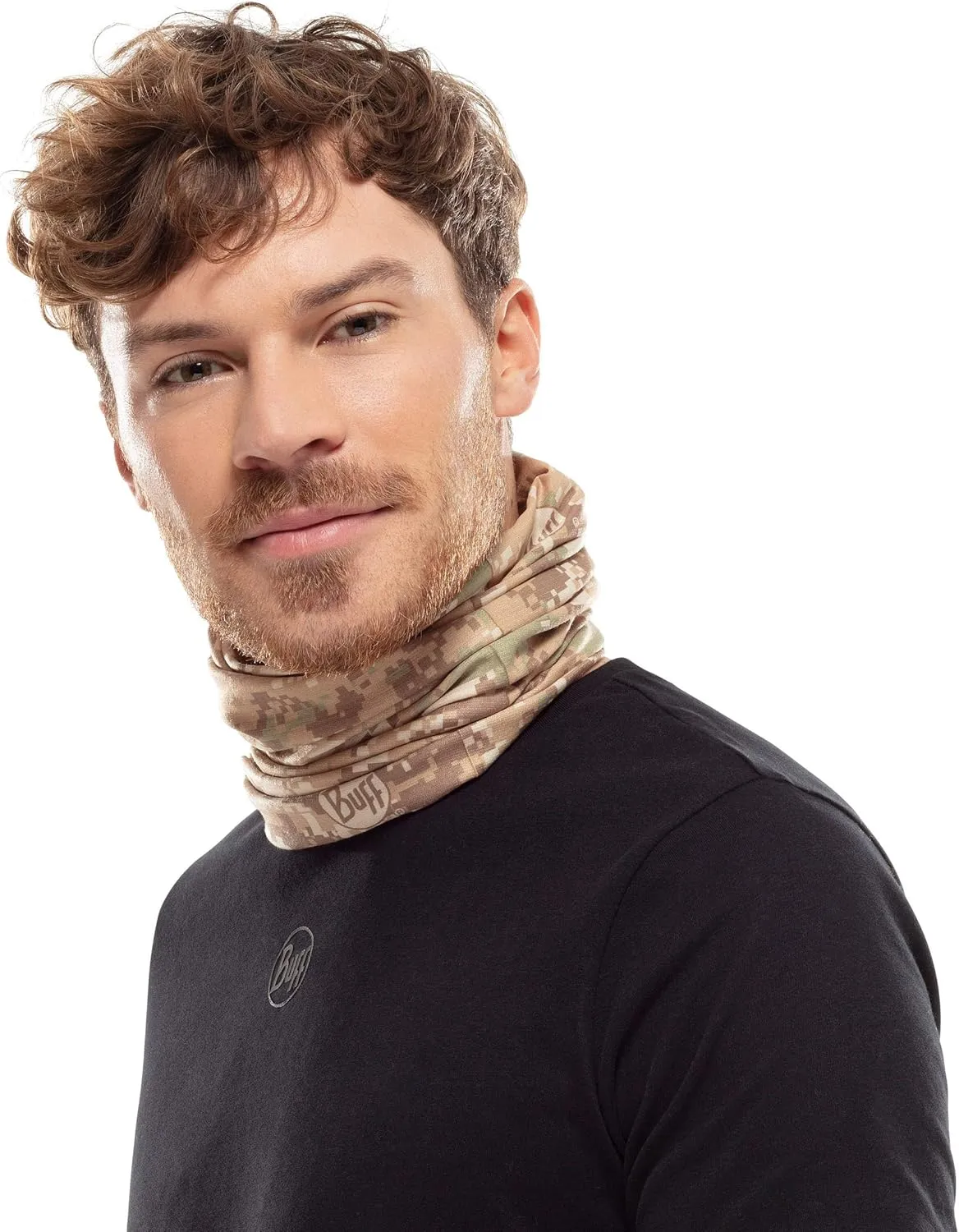 BUFF CoolNet UV Neck Gaiter, UPF 50 Sun Protection, Breathable, Versatile, Quick Dry Face Mask, Multi-Colored, Adult Size